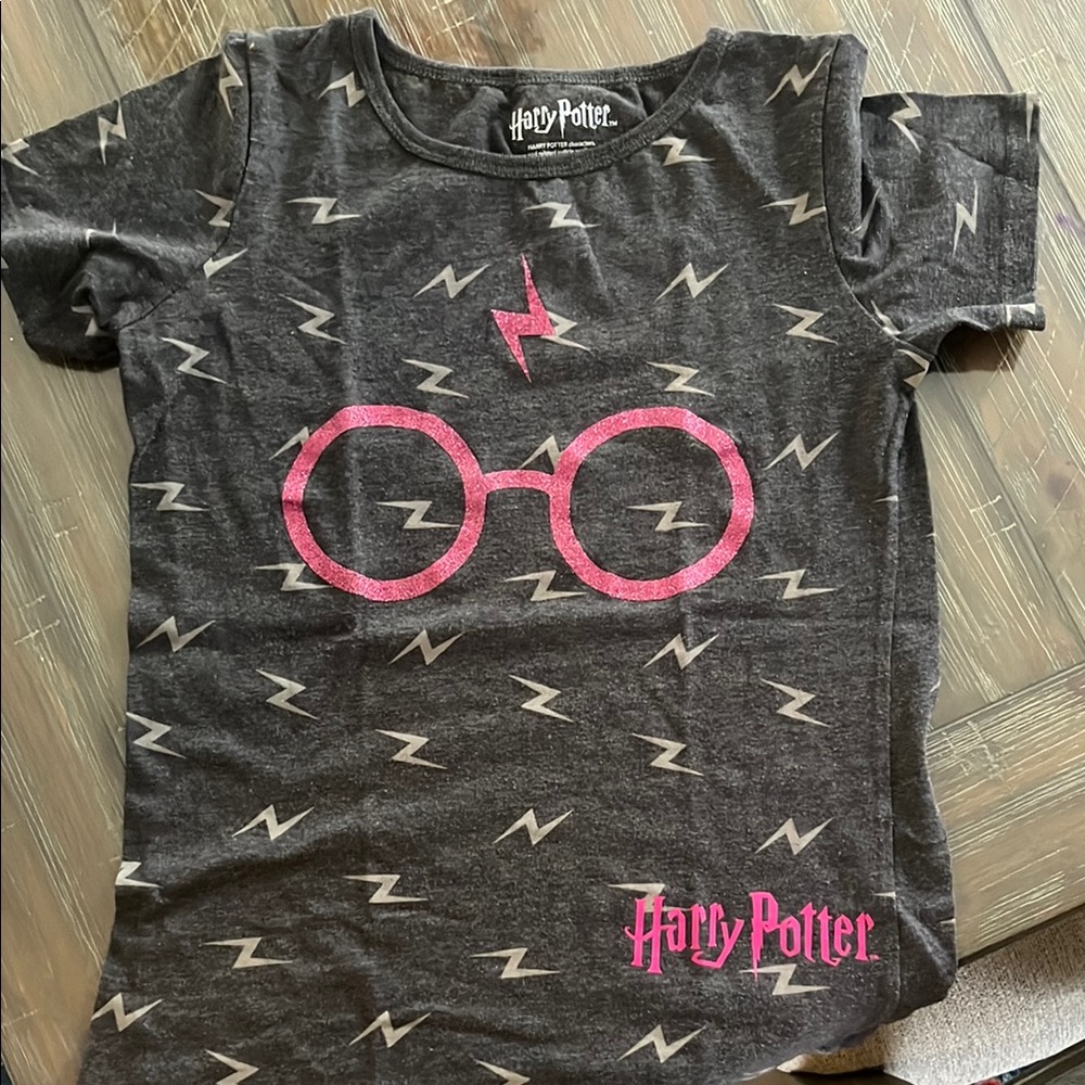 Warner Bros. Harry Potter Black and Pink T-Shirt